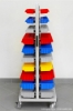 Picture of SET OF METAL UTILITY CARTS WITH PLASTIC BOXES