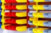 Picture of SET OF METAL UTILITY CARTS WITH PLASTIC BOXES