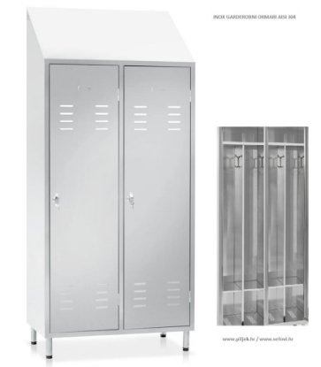 Picture of STAINLESS STEEL CABINET WITH PARTITION BP07INOX