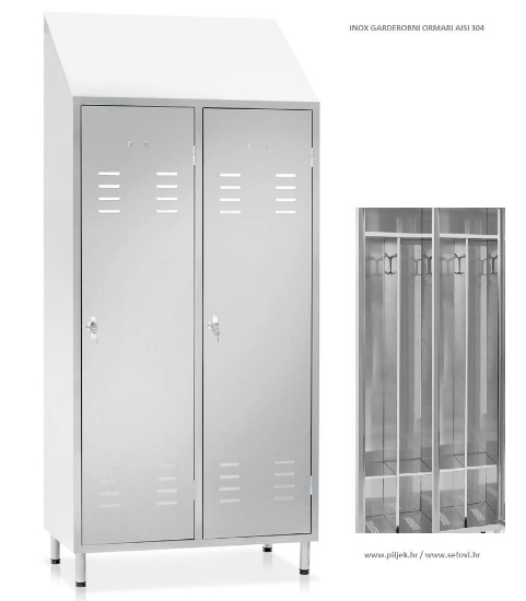 Picture of STAINLESS STEEL CABINET WITH PARTITION BP07INOX