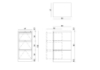 Picture of Filing cabinet, 3 drawers, model BP-K3