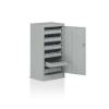 Picture of CABINET WITH 6 DRAWERS AND HINGED DOORS BP-E349