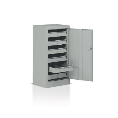 Picture of CABINET WITH 6 DRAWERS AND HINGED DOORS BP-E349