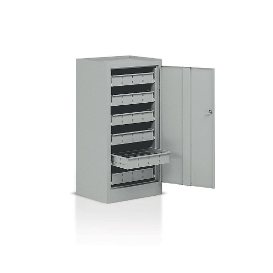 Picture of CABINET WITH 6 DRAWERS AND HINGED DOORS BP-E349