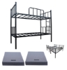 Picture of METAL BUNK BED BP-MK2-V2 WITH TWO MATTRESSES
