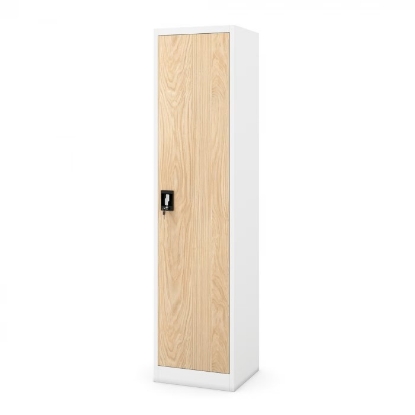 Picture of OFFICE METAL CABINET BP-DM02 (WHITE/OAK)