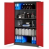 Picture of ARCHIVE CABINET BP-TG4/1000 PRO (ANTHRACITE/RED)
