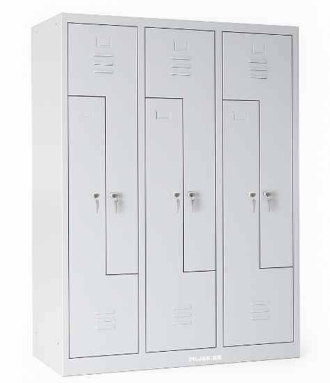 Picture of LOCKER WITH Z DOORS BP-Z6 LIGHT GREY